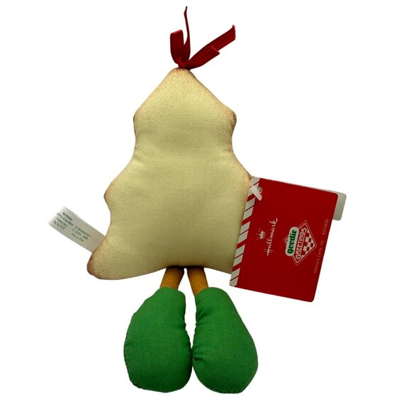 Hallmark Trudy Tree-T Plush Christmas Tree Ornament With Legs 1986 - Picture 2 of 6
